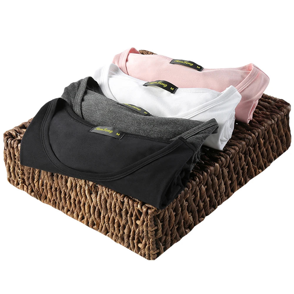 RenFeng Brand summer style cotton men's t shirt casual tops tees Fitness Men T-shirt Short-sleeve thin t-shirts (1)