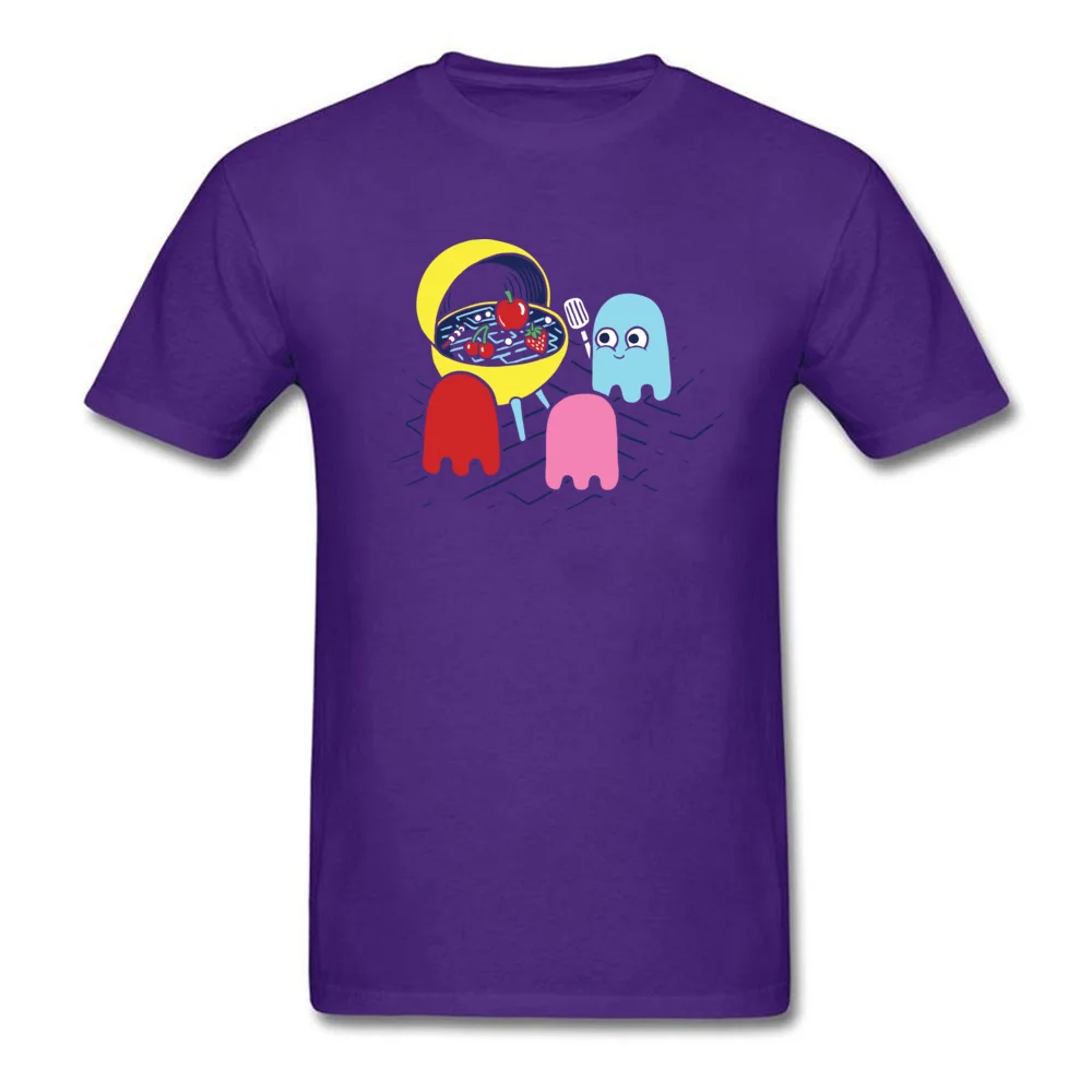 BBQ Time O-Neck T Shirts Father Day Tops & Tees Short Sleeve 2018 Fashion All Cotton Printing Tee-Shirt Simple Style Male BBQ Time purple