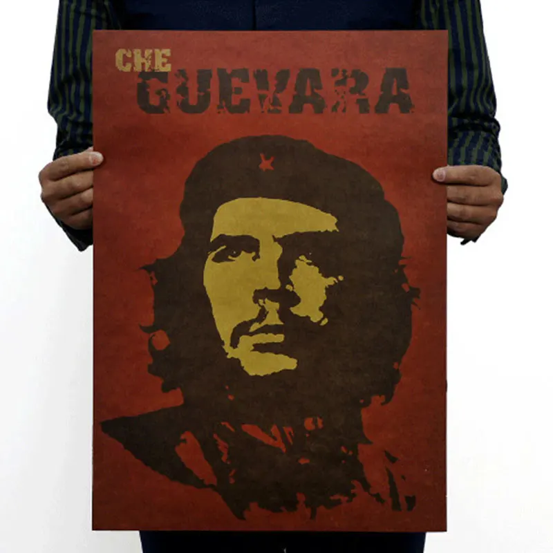 Che Guevara Character Retro Posters Advertising Nostalgic Old Bar Decorative Painting Vintage 51*35.5cm | Дом и сад