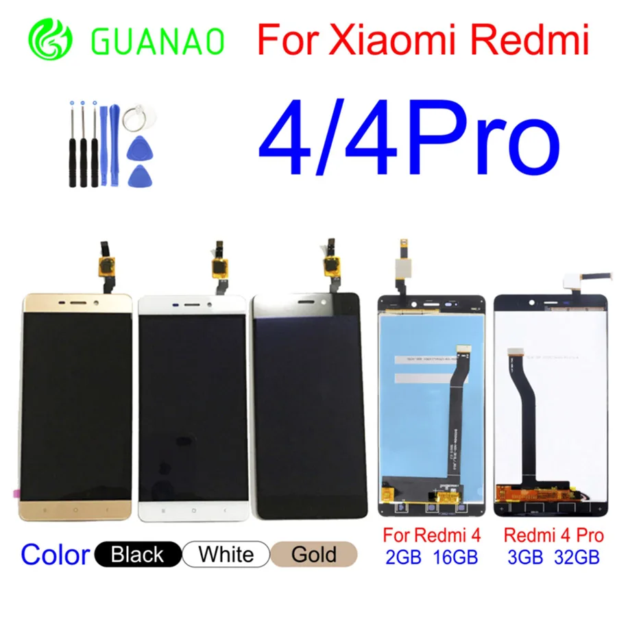 

5.0" For Xiaomi Redmi 4 Pro LCD display Touch Screen Digitizer Sensor Assembly Replacement for Redmi 4 Redmi4 Prime lcd Display