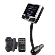 Bluetooth гарнитура для авто fm-передатчик аудио с Дистанционное управление Поддержка SD карты для смартфона громкой связи вызов автомобильное зарядное устройство для HTC