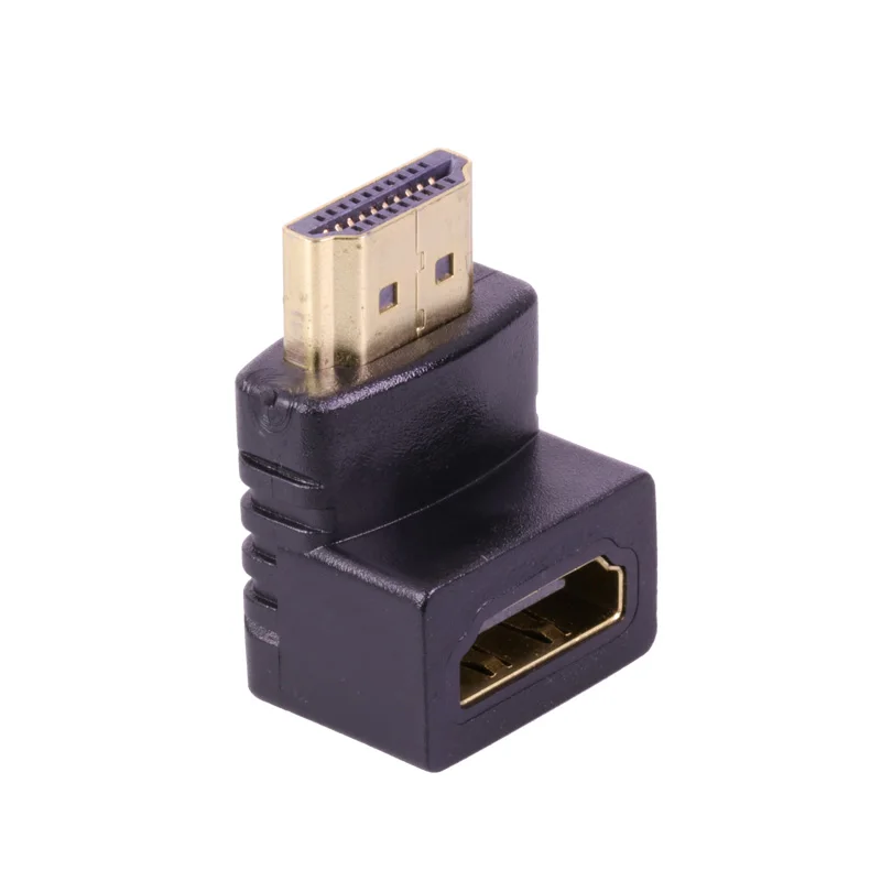 Переходник HDMI Папа мама 100 шт. удлинитель кабеля с углом 90 градусов для HDTV Hdmi