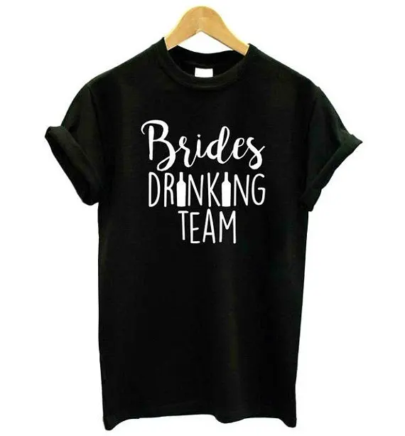 brides drinking team shirts