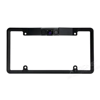 

XTRONS 3 in 1 Camera with Sensors For U.S.Type License Plate Frame 120 Degree Wide Angle Rear Camera with inbuilt Parking Sensor