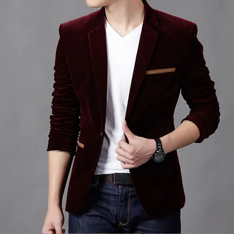 2019 Men S Jacket Brand Clothing Casual Coat Blazer Men Slim Fit