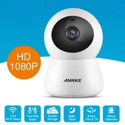 ANNKE 1080 P HD IP беспроводной видеокамера охранной системы двухстороннее аудио мини видеоняня День Ночь Смарт Wi Fi видеонаблюдения Cam