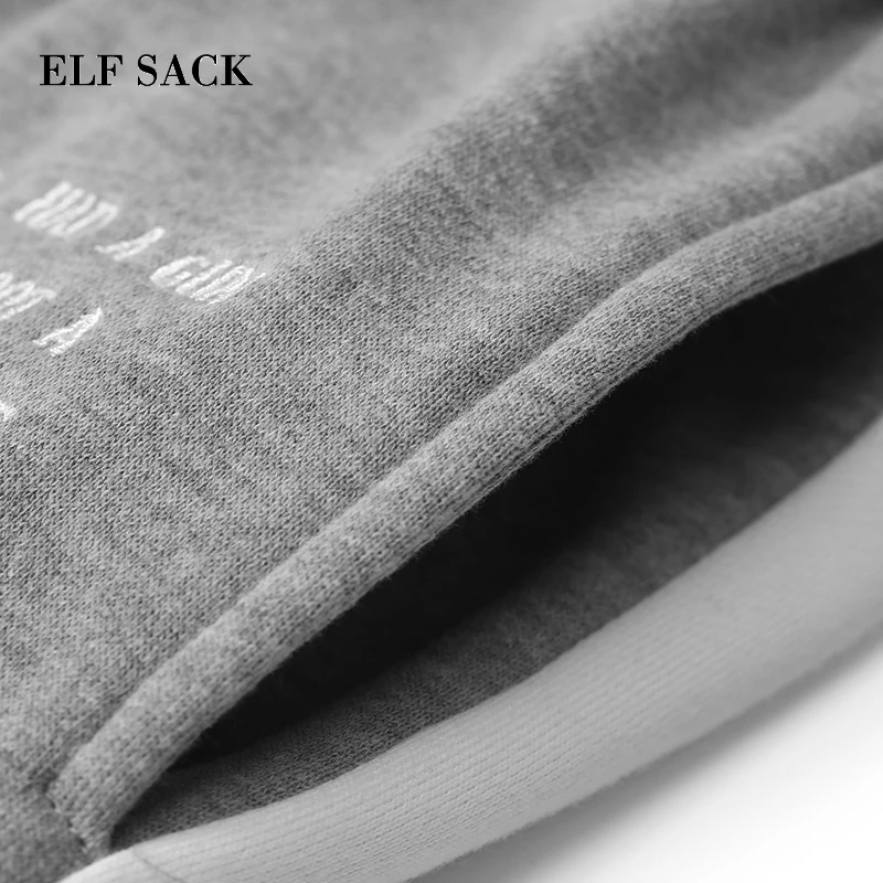 Женские шаровары ELFSACK однотонные хлопковые с эластичным поясом полной длины 3