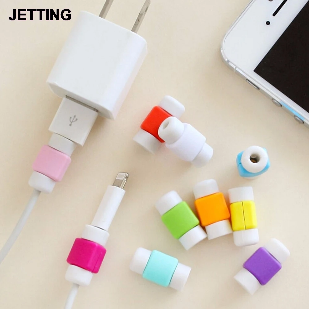 

Data Line Protection Case Coil Protective Cover Connectors For Charging Cable Phone Charging Case Headphone Winder Gifts