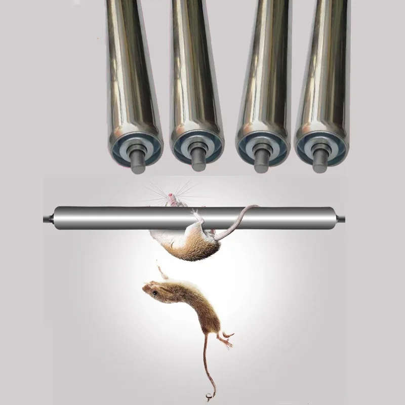 Металлические мыши крысы крысиный яд рулон ловушка бревна захватывающее ведро прокатки спиннинга роллер мышка мухобойки