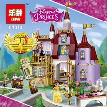 Lepin 384Pcs Beauty Beast Bricks Toys Cinderella Castle Palace Boy for Girl Building Blocks 41067 Toys For Children