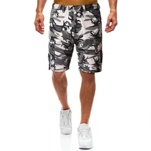 Новое поступление, мужские короткие летние с карманами повседневные свободные камуфляжные карго мужские короткие штаны