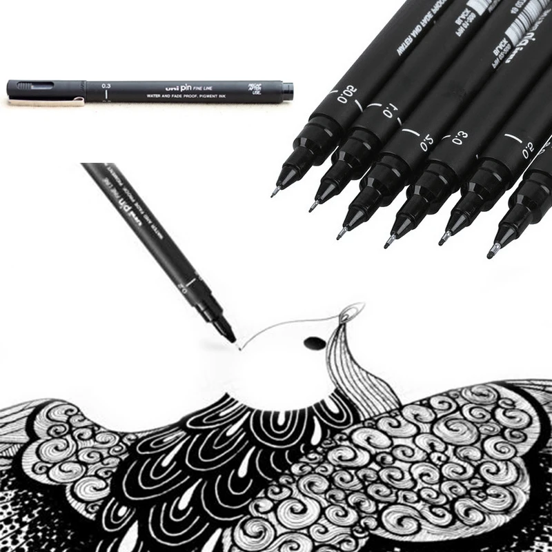 

Plastic Technical Pen Art Drawing Pen Fine Line Pen Sketch Markers Students High Quality