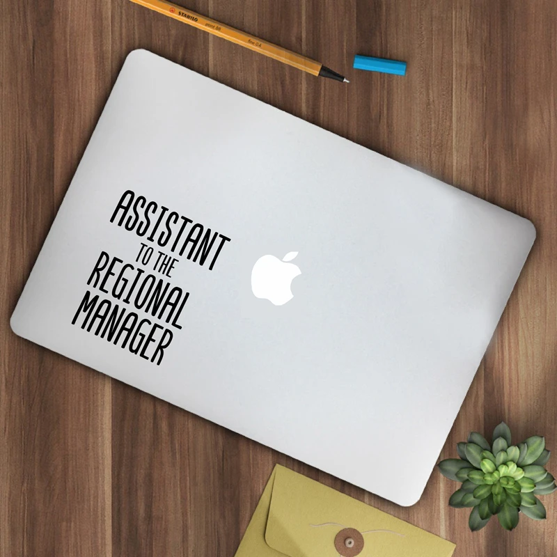 Assistant To The Regional Manager 4 x 3 Sticker vinyl sticker,decal car sticker laptop sticker