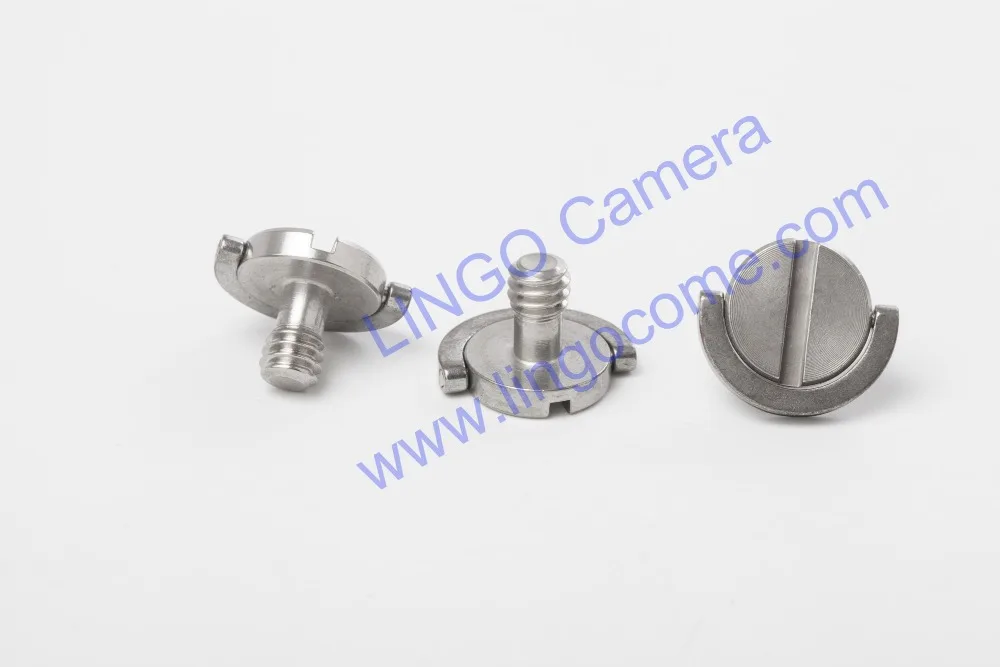 LL1501 Wholesale 1/4" D Ring Camera Screws for DSLR Camera Tripod
