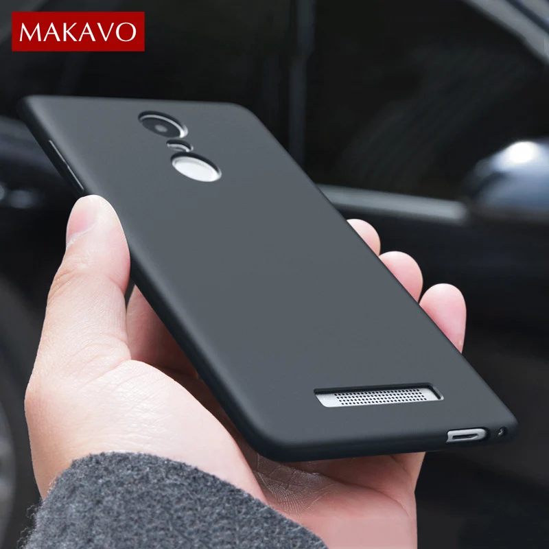 MAKAVO для Xiaomi Redmi Note 3 Pro чехол 360 Защита Мягкие силиконовые Тонкие Матовые чехлы