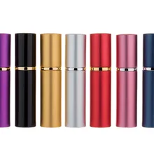 MUB-5 мл/10 мл портативные мини алюминиевые бутылки с распылителем с насосом многоразовый парфюм пустой распылитель для парфюмерии косметические контейнеры для путешествий