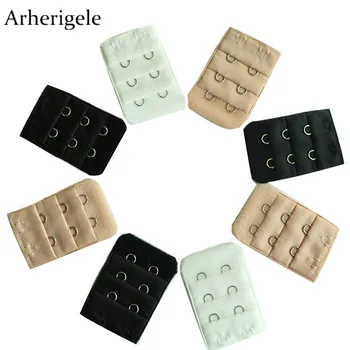 

Arherigele 15pcs Women Bra Extender Elastic Adjustable Bra Straps Buckle Expanders with 3 Rows 2 Hooks Underwear Accessoires