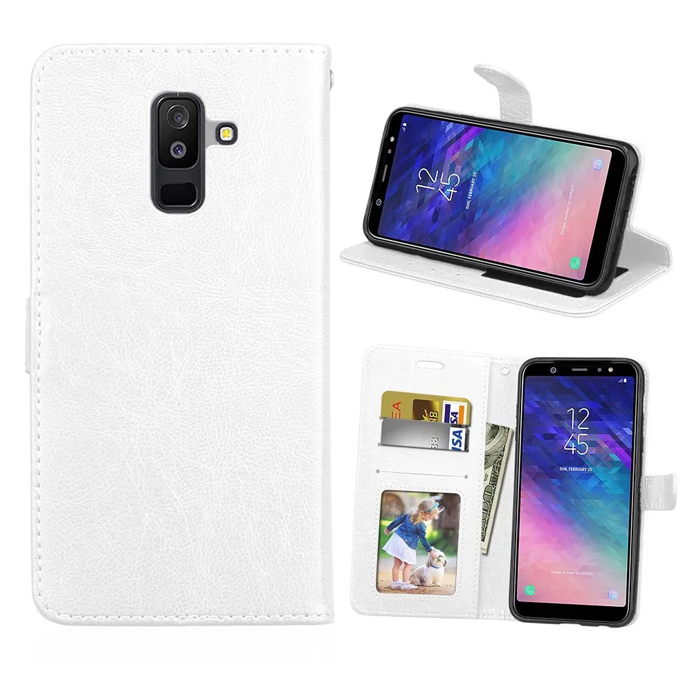 Кожаный чехол для Samsung Galaxy A6 plus A8 A8/A9 Star 2018 20 шт./лот 3 карты +