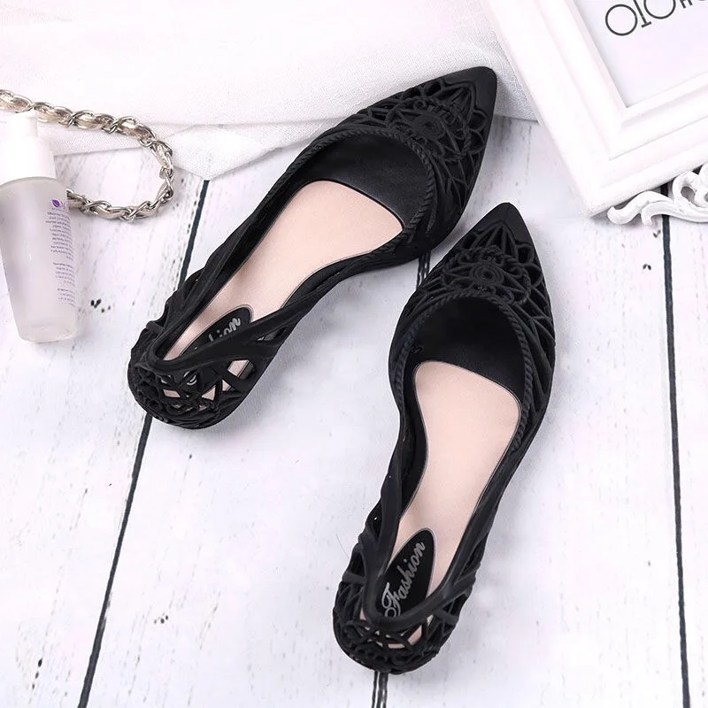 jelly pointed flats