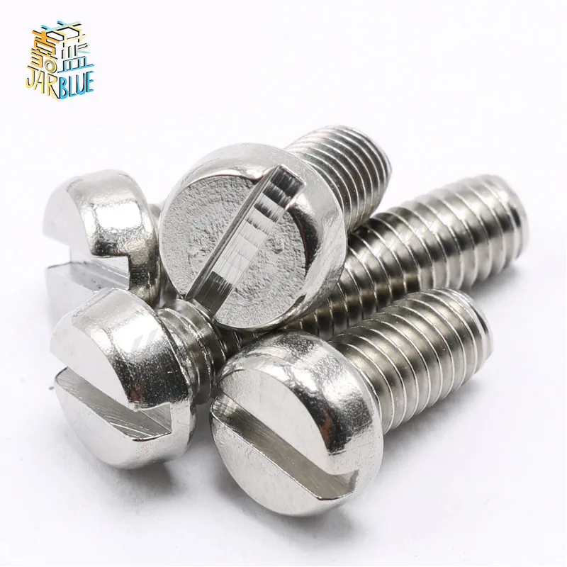 Винты с прорезью из нержавеющей стали 50 шт. 304 М2 M2.5 M3 DIN85 GB67 |screw slotted|screw screwslotted screws |