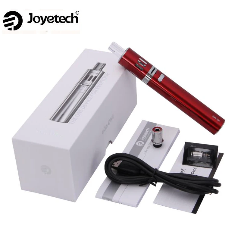 Оригинал Joyetech ego One Starter Kit 1100 мАч/2200 мАч батареи Vape с 1 8 мл/2 5 мл бак пульверизатора
