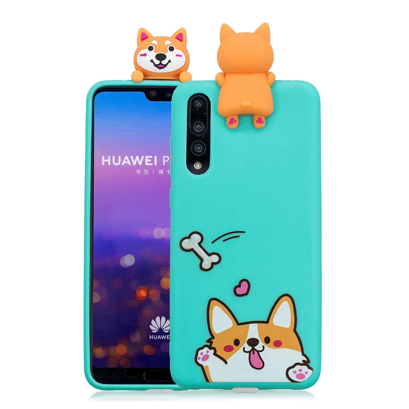 Мягкий силиконовый чехол FLYKYLIN для huawei P30 Lite, чехол для huawei P20 Pro P10 Lite, чехол на P8 Lite, чехол с мультяшными 3D игрушками - Цвет: Style 8