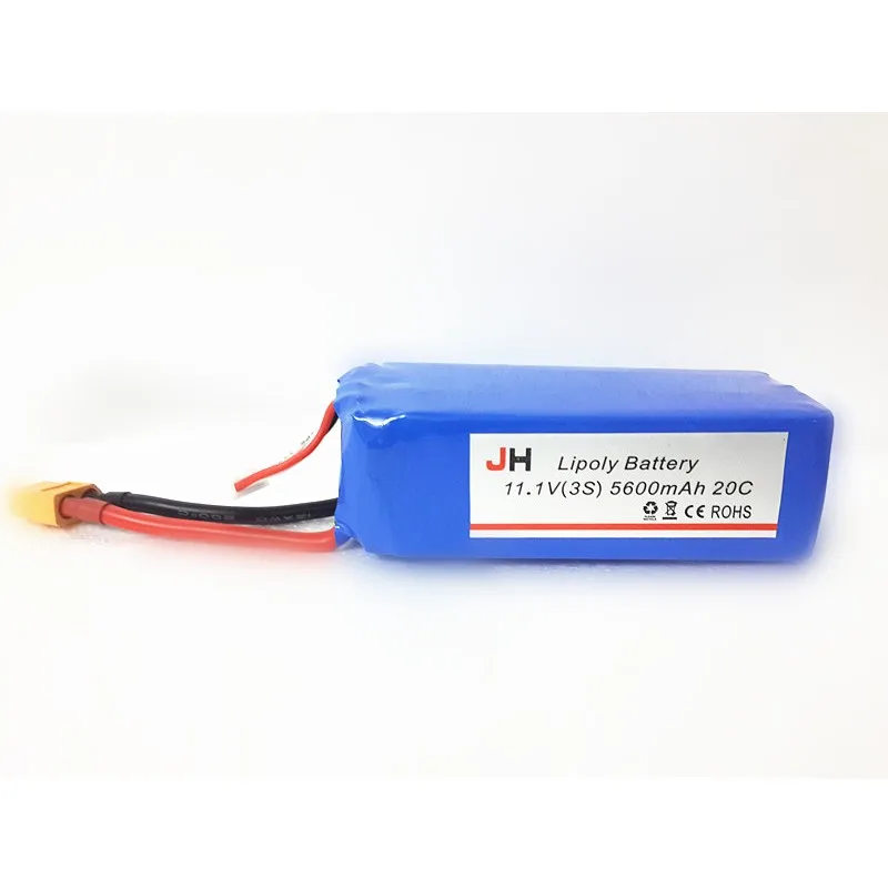 Модернизированный Lipo 3S ультра-высокая емкость 11,1 V 3S 20C 5600mAh Lipo аккумулятор для QR X350 Cheesron CX20 RC Квадрокоптер аксессуары