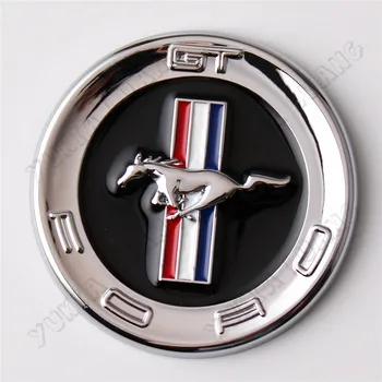 

1x Universal 3D Chrome Horse Car Emblem Stickers for Ford Mustang Cobra Shelby