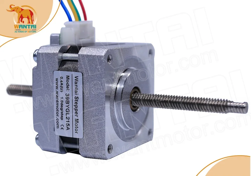 (EU Ship) 1 шт. Nema 39BYGL215A Wantai stepper linear motor 0.4A 21N.cm винт 100 мм CNC KIT|stepper motor|stepper linearstepper |