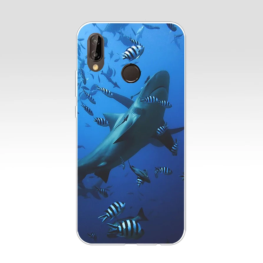 212WE ocean Whale Sharks fish Мягкий силиконовый чехол из ТПУ для Honor 10 huawei p 20 30 lite y5 2018 p30 Pro mate