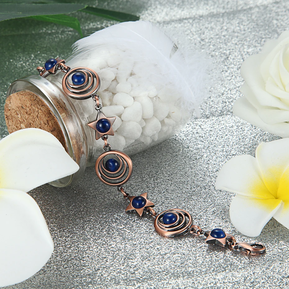 blue opal bracelet for women  (4)