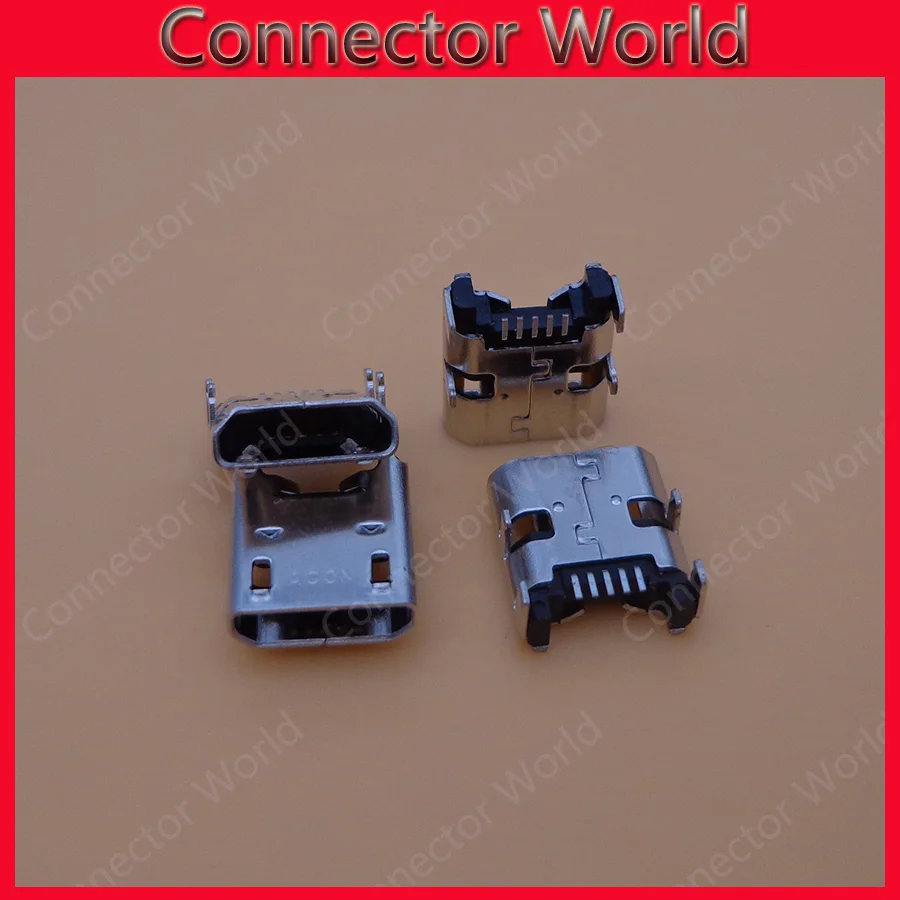 10 шт./лот подлинный Micro mini USB разъем для зарядки постоянного тока Разъем