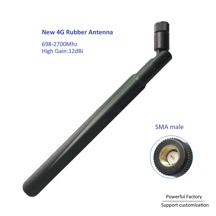 

New rubber duck antenna 4g 12dBi lte 4g flat omni external antenna