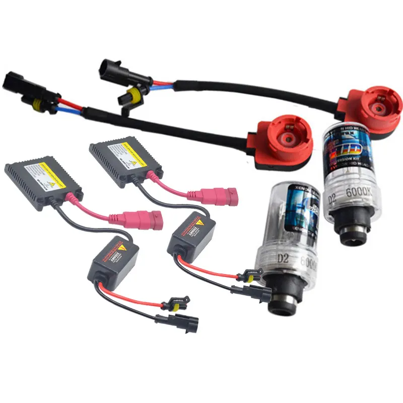 D2S Xenon Hid Kit AC 55 Вт 4300 К 5000 К 6000 К 8000 К HID балласт ксеноновая лампа для автомобиля головной светильник 12 в автомобильный светильник источник