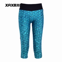 New 1046 Sexy Girl Women dragon egg Green scale 3D Prints Workout stretch Fitness Elastic Cropped