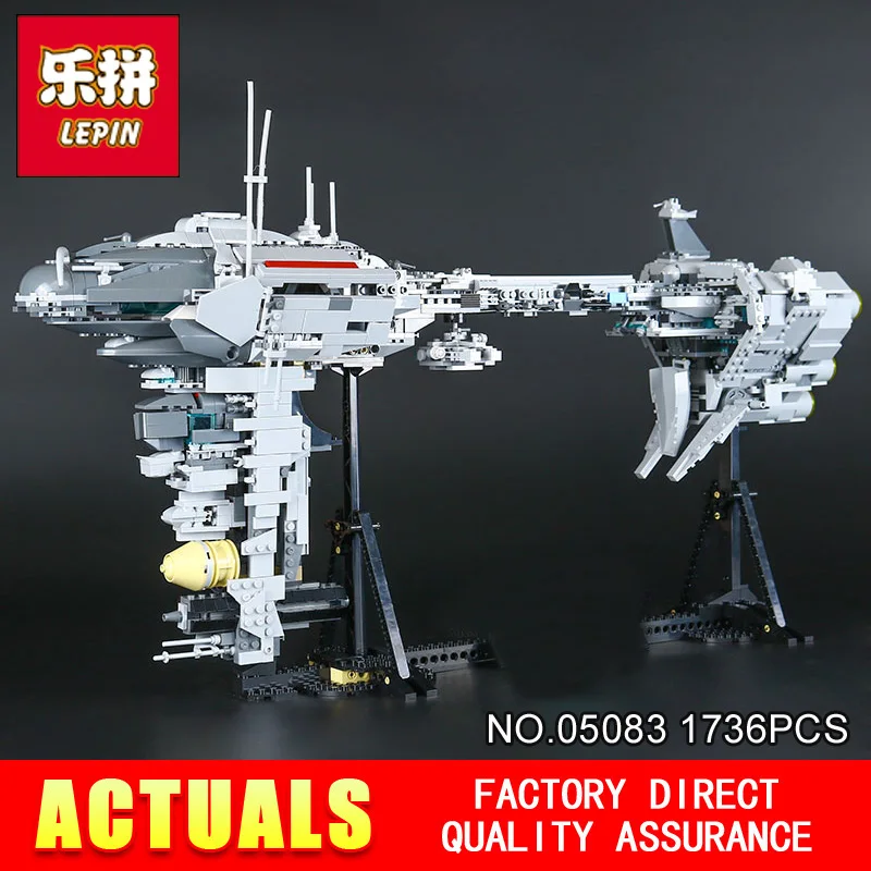

2017 New LEPIN 05083 Star Cool toy Wars Dental warships 1736Pcs Educational Building Blocks Bricks Toys Model Gift to children