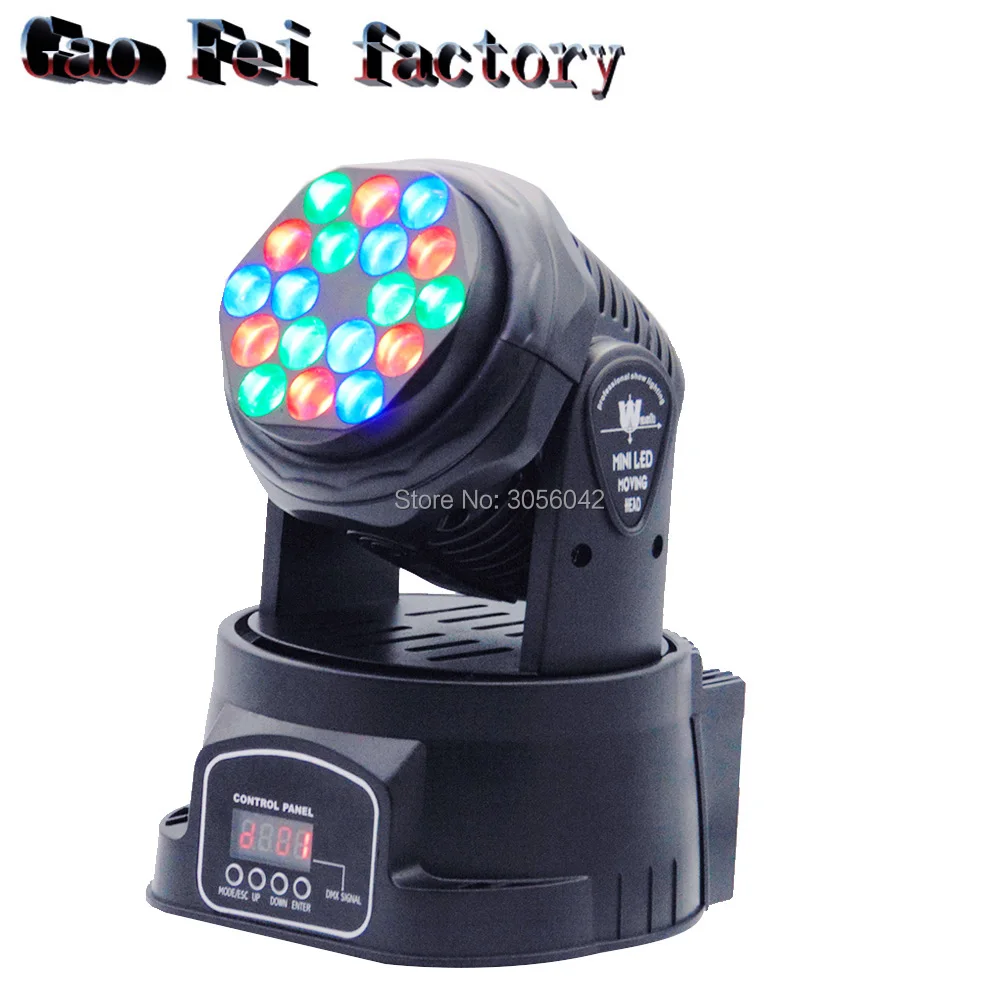 

2017 NWE 18X3W Beam Moving Head Light RGBW LED Wash Moving Stage Lighting