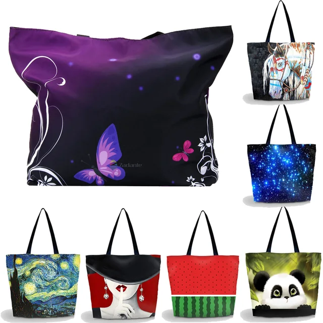 Beach Tote Bags Travel Totes Bag Ping Zippered Shoulder Beach Tote Bags Travel Totes Bag Ping Zippered Shoulder For Women Foldable Washable Waterproof
