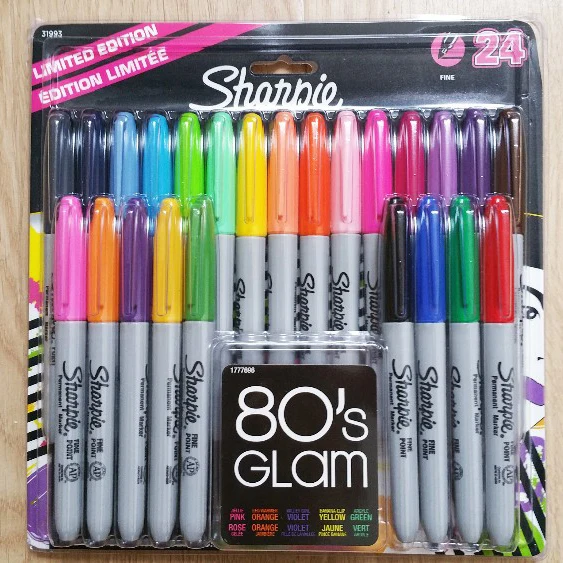Лидер продаж! Новые перманентные Маркеры Sharpie 31993 набор из 12 цветов 18 24 цветов|12