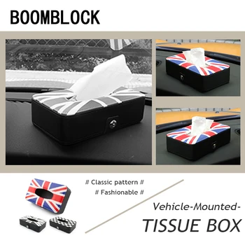 

Auto Car Styling Tissue Box Paper Case For Mercedes W203 W204 BMW X5 E39 E36 E90 F30 F10 Volvo XC60 XC90 Alfa Romeo Accessories