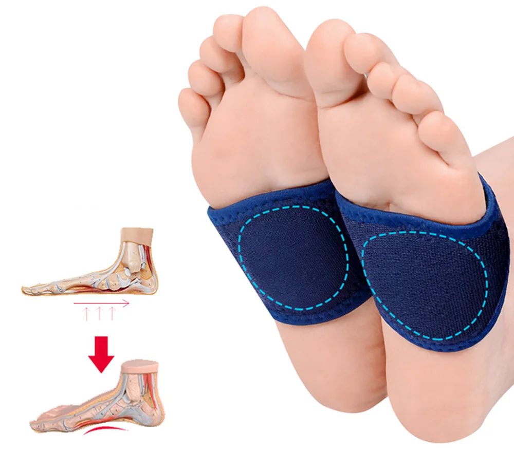 Бандаж для поддержки стопы для плоскостопия ортопедический подошвенный фасциит для снятия боли в пятке ортопедические подушечки для ухода за плоскими ступнями