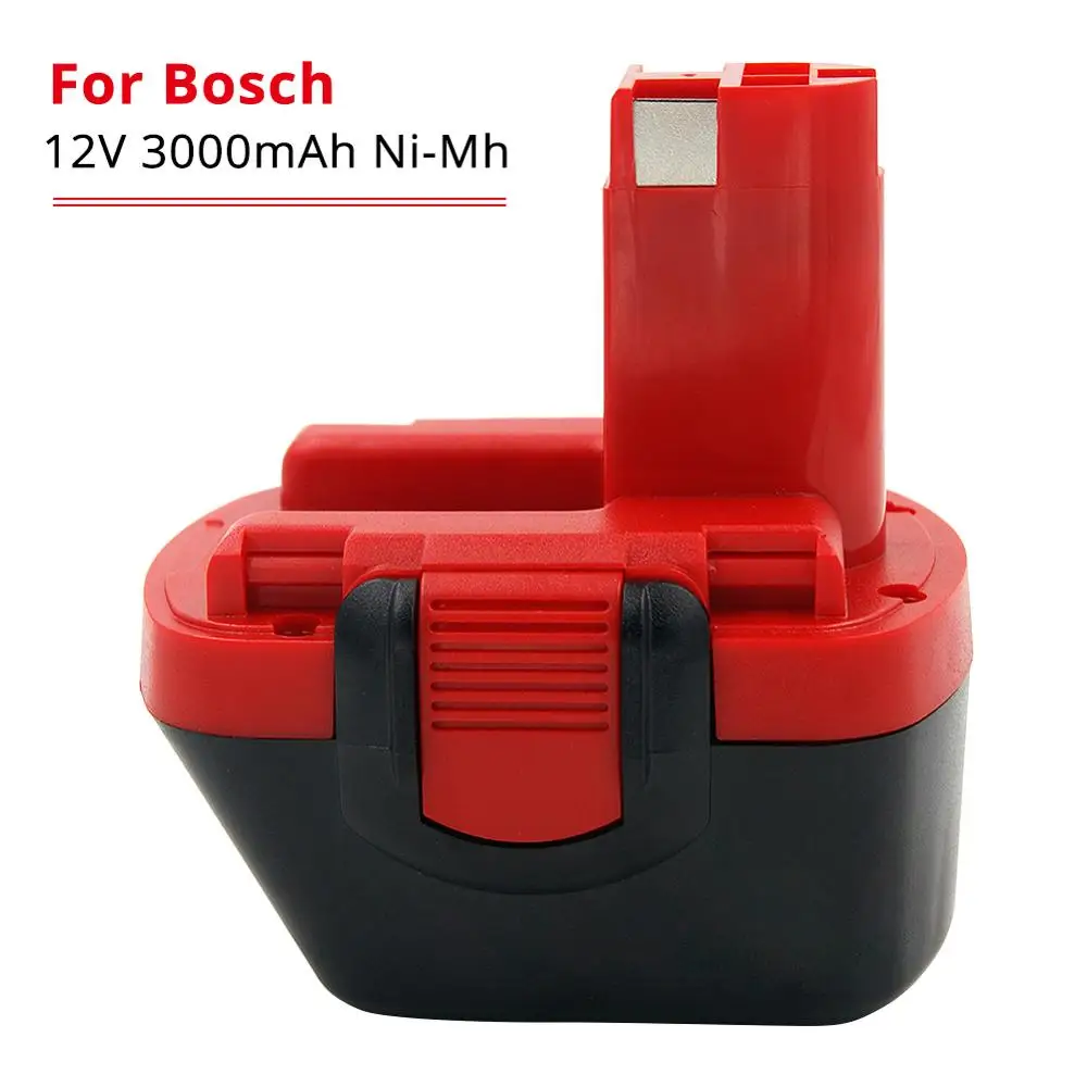 3000 мА/ч металл гидридных или никель 12 V дрель Батарея для Bosch BAT043 BAT045 BAT046 BTA120 BAT139 GSR