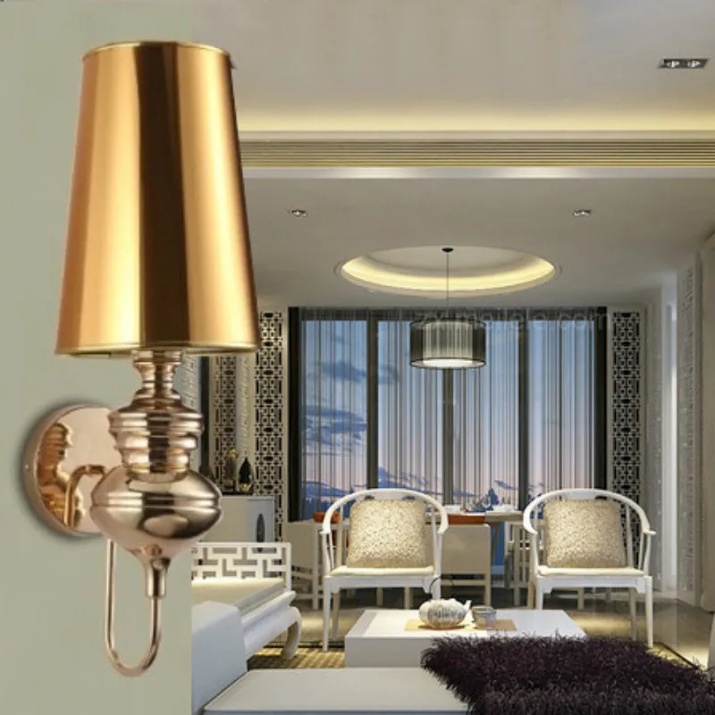 

Indoor Wall Lamp Retro Guard Wall Lamp Nordic Living Room Corridor Bedroom Bedside Lamp E27 Silver / Gold / Black / White