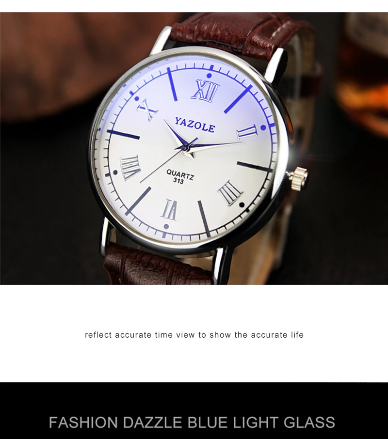 Мужские часы s, модные кожаные мужские Аналоговые часы Quarts Blue Ray, мужские наручные часы, Топ бренд, роскошные часы bayan kol saati