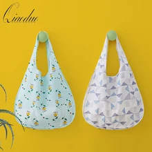 Qiaoduo с новыми принтами облегающее переносная складная сумка для покупок в супермаркете вместительная водонепроницаемая сумка для покупок зеленый переносная сумка R6570