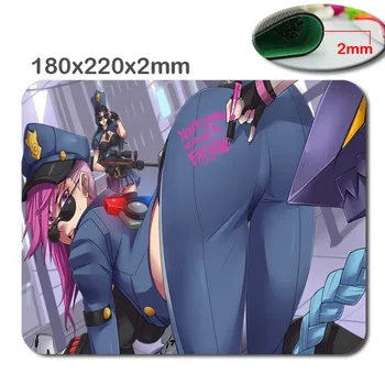 

League of legends VI Customized Rectangle Non-Slip Rubber Large Mousepad Water Resistent.- Durable Office Accessory Gift.