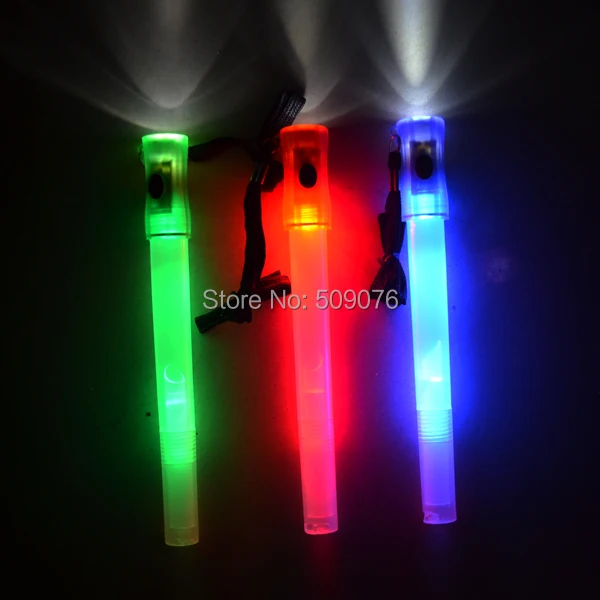 Free shipping 12pcs/lot Multi signal stick 4 in 1 Flashing LED Light