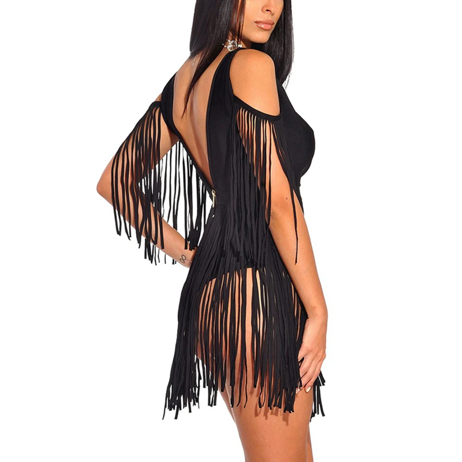 Ocstrade-Summer-Dress-2018-Bandage-Dress-Black-Woman-Sexy-Hollow-Out-and-Tassel-High-Quality-Bandage (6)