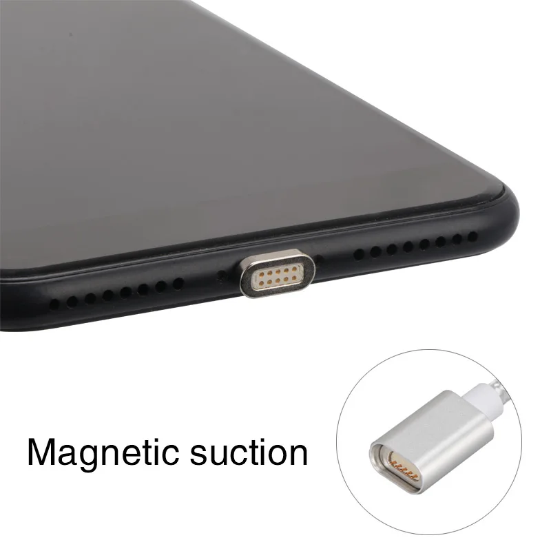 تحلق فوق كابل USB مغناطيسي نوع C المغناطيس شاحن بيانات كابل شحن ل iphone سامسونج هواوي الهاتف المحمول الكابلات