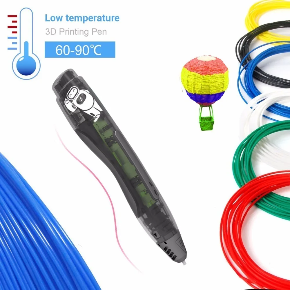 

SUNLU 3D Pens SL-400A Support Lowest Temperature PCL Filament As Best Present For Kids Creative Explore Brains